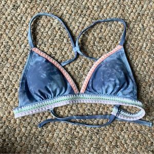 Xhiliration Strappy Triangle Bikini Top | Racerback | Crochet Details